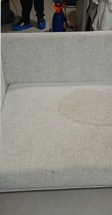 Sofa before cleaning